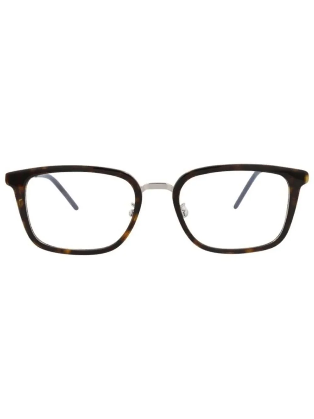 New Saint Laurent Unisex Square/Rectangle Silver Silver Transparent Fashion Desi